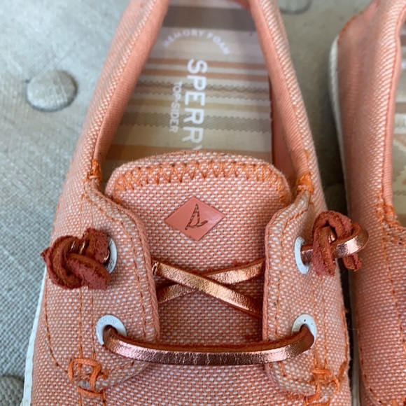 Sperry Slip On Lounge Away Sneaker Orangey Light Peach Women's 6 - Picture 13 of 14